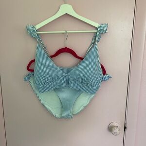 Aerie gingham bikini XXL
